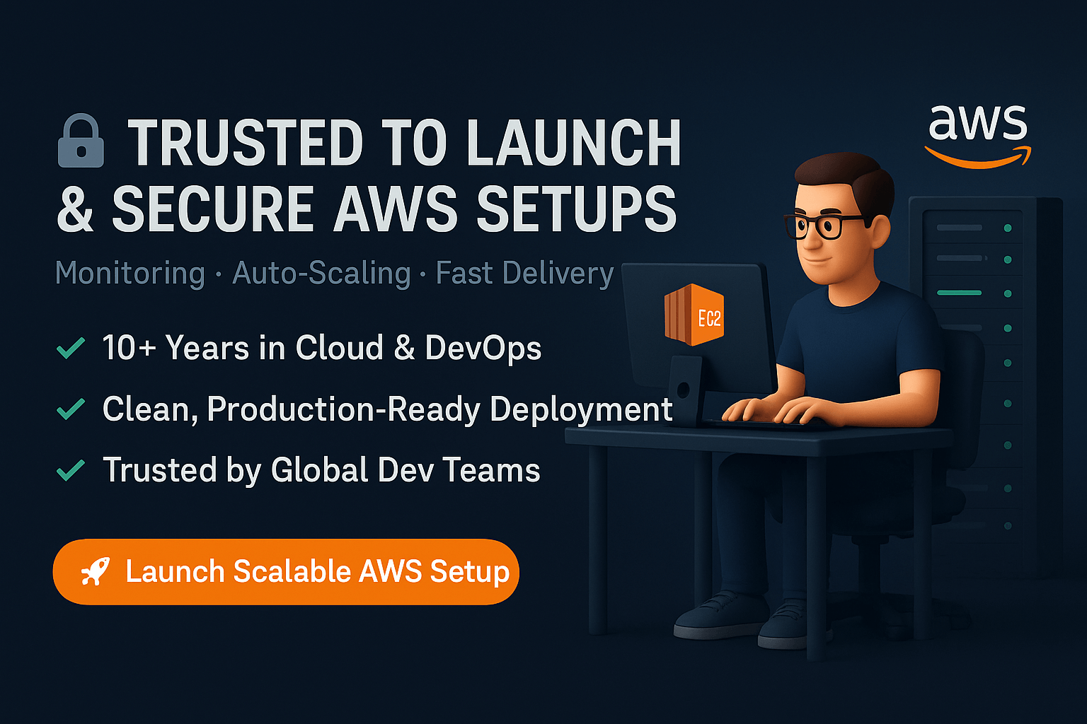 ☁️ Need Scalable AWS Infrastructure? I’ll Set Up & Secure Your Cloud for Peak Performance
