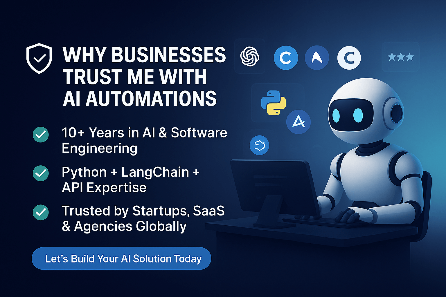 🤖 Want an AI Chatbot or Automation? I’ll Build It Using ChatGPT, Gemini, Claude & More