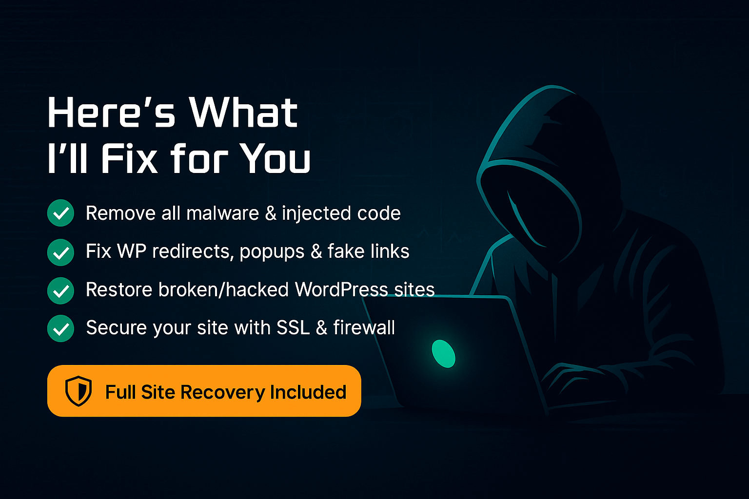 Fix Your Hacked WordPress Website & Remove Malware in 24 Hours