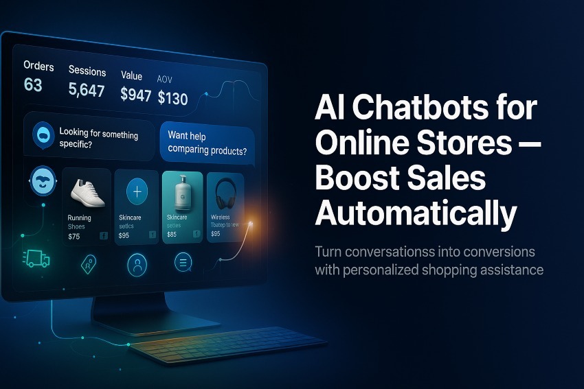 AI Chatbots for Online Stores — Boost Sales Automatically