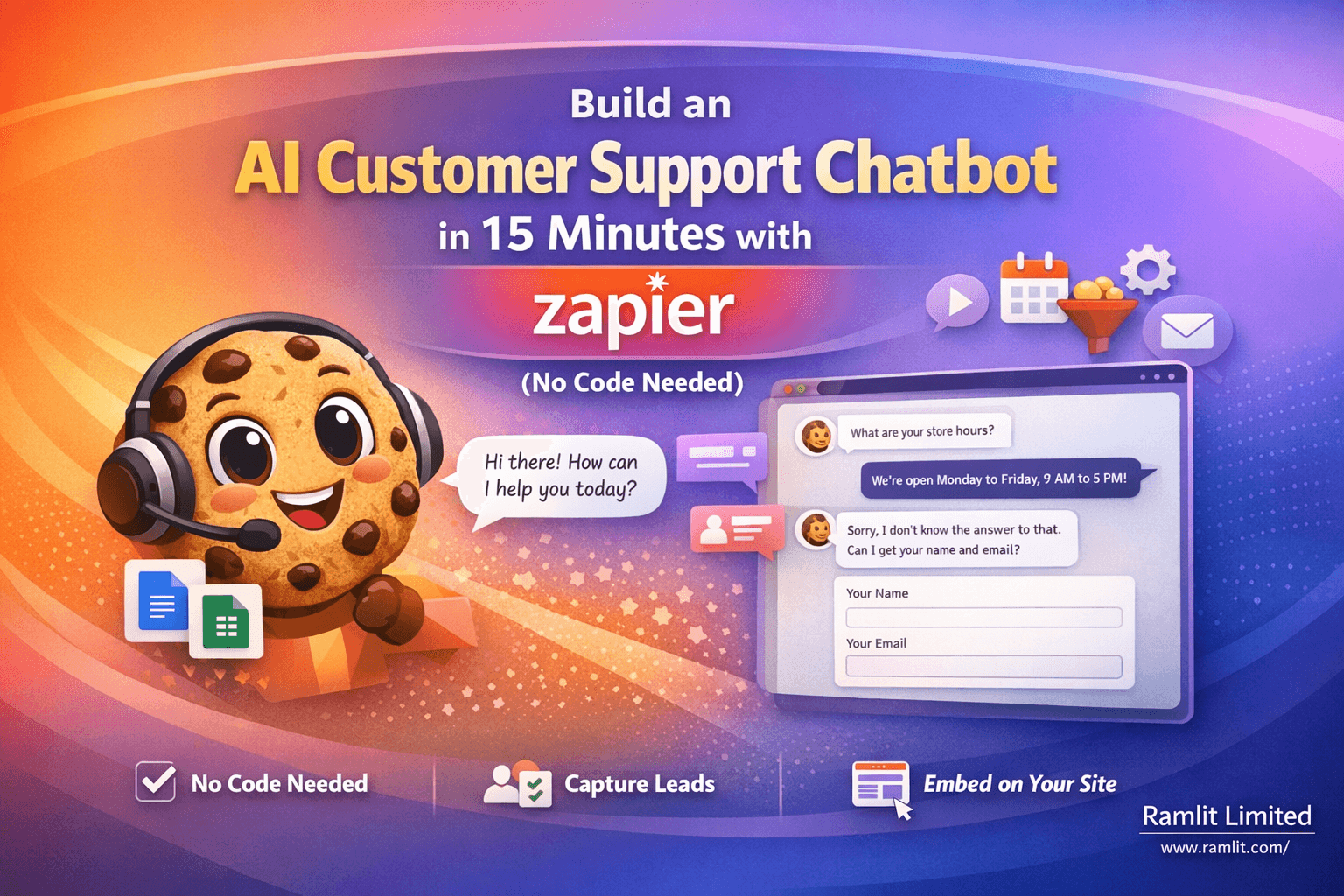 How to Build a No-Code AI Customer Support Chatbot with Zapier