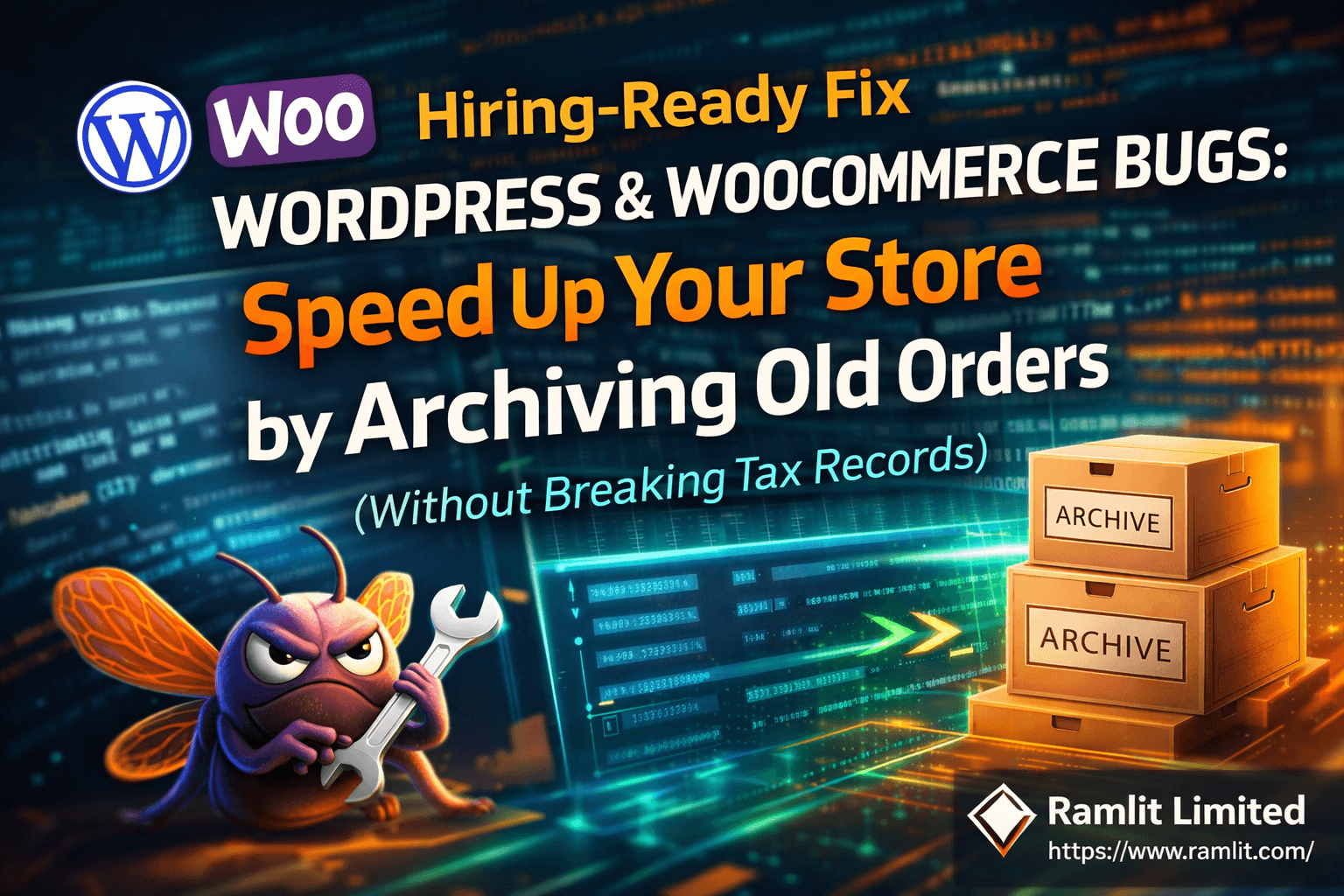 Hiring-Ready Fix for WordPress & WooCommerce Bugs: Speed Up Your Store by Archiving Old Orders (Without Breaking Tax Records)
