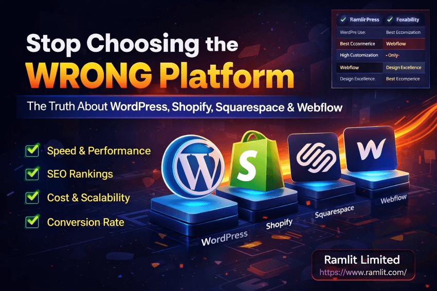 Stop Choosing the Wrong Platform: The Truth About WordPress, Shopify, Squarespace & Webflow
