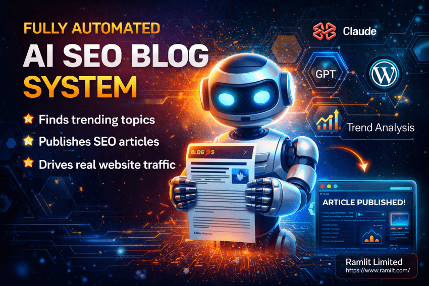 I Built a Fully Automated AI SEO Blog That Writes & Publishes Content 24/7 (While I Sleep)