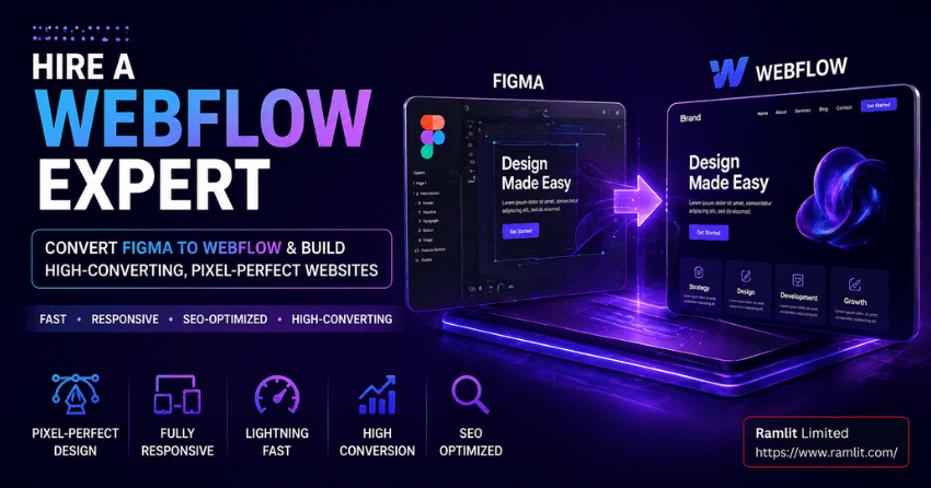 Hire a Webflow Expert: Convert Figma to Webflow & Build High-Converting, Pixel-Perfect Websites in 2026
