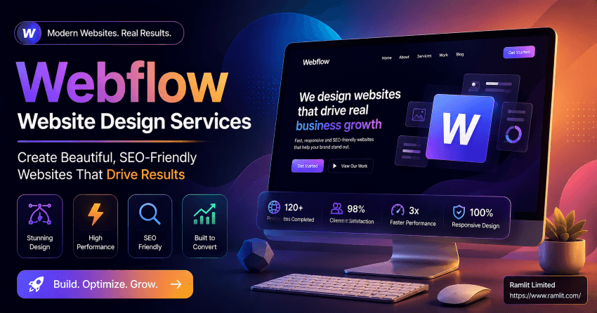 Webflow Website Design Services: Create Beautiful, SEO-Friendly Websites That Drive Results