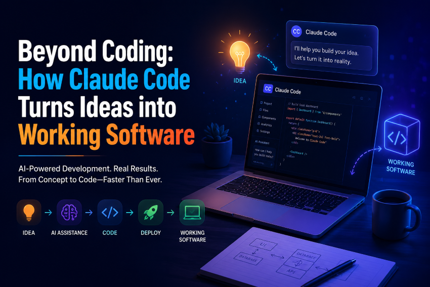 Beyond Coding: How Claude Code Turns Ideas into Working Software