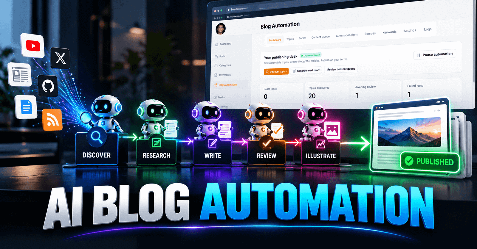 AI-Powered Multi-Agent Blog Automation System